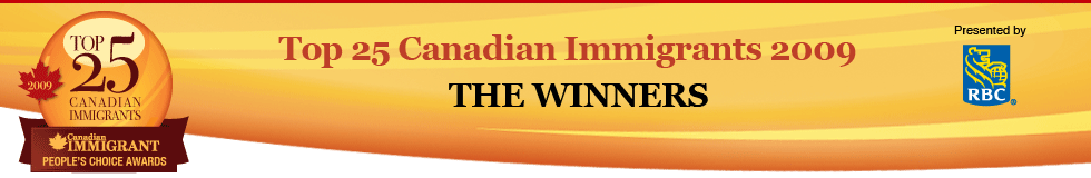 Top 25 Canadian Immigrants 2009